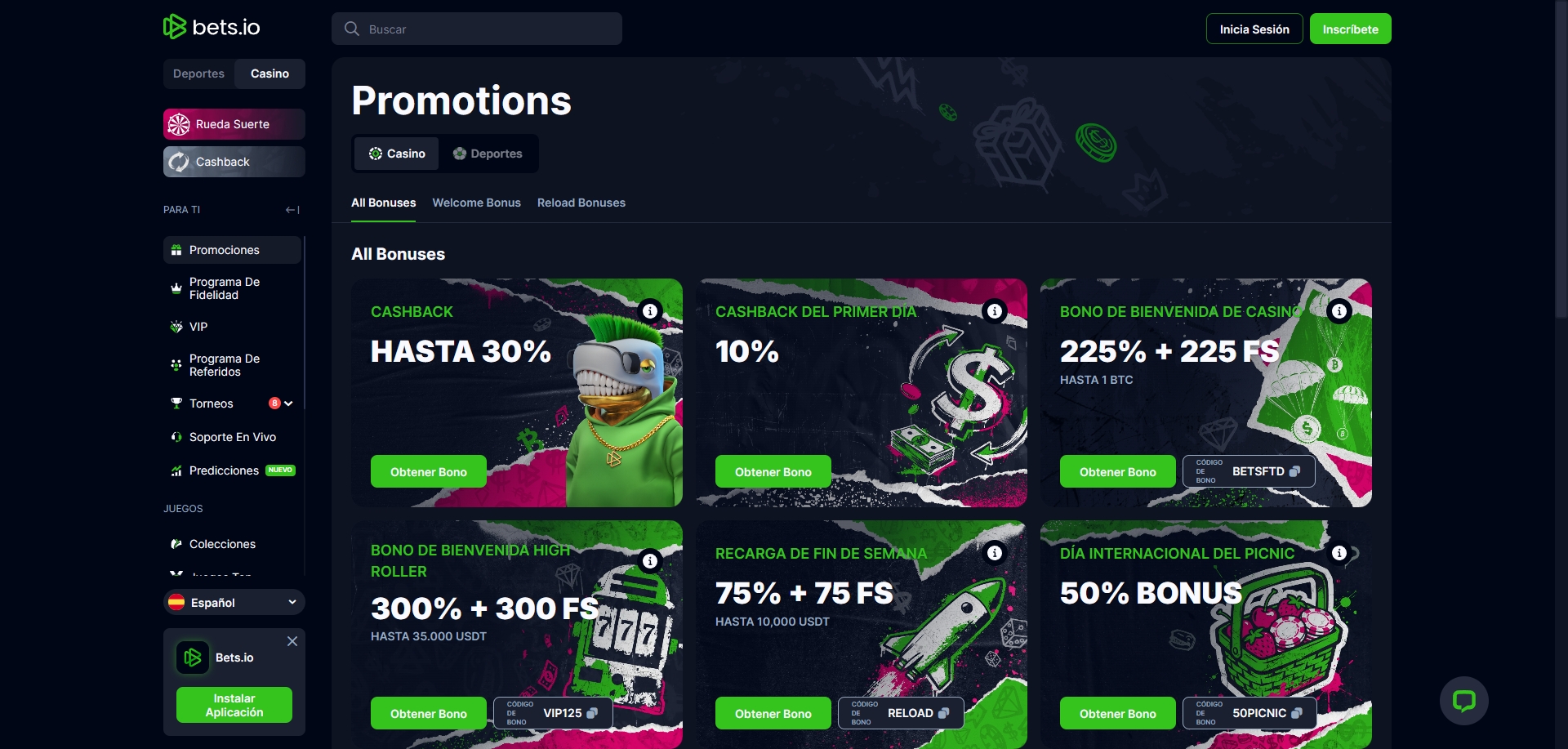 Bets.io Ecuador